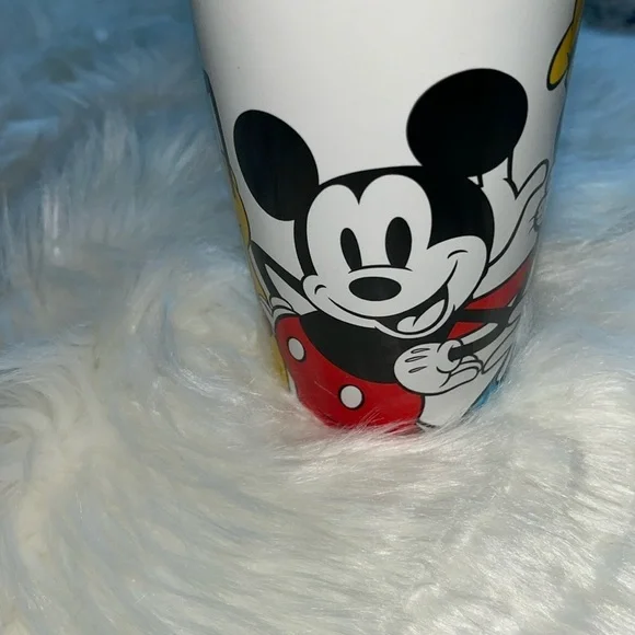 🆕 Disney Mickey and Friends Ceramic Travel Mug with Lid and Mug Warmer 16 Oz - Picture 9 of 13